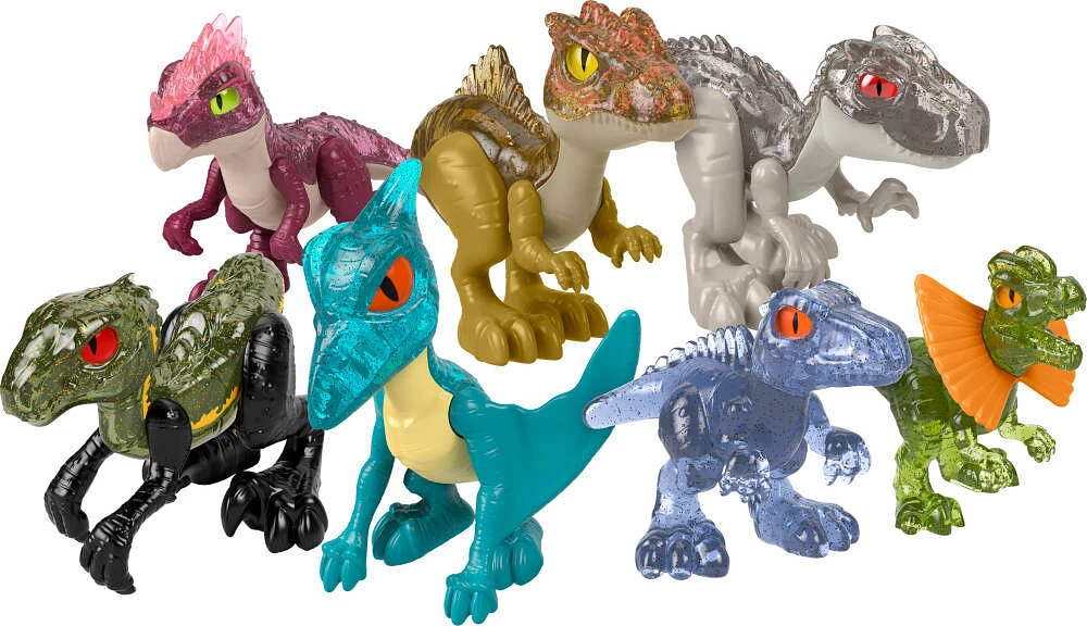 Imaginext Jurassic World Miniature Dinosaur Toy Blind Bag Collection for Kids, Styles May Vary