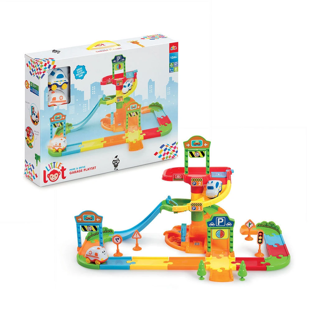 Little Lot - Park & Drive Garage Playset - Notre exclusivité