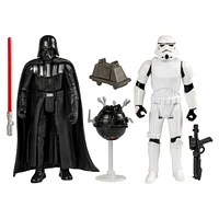 Star Wars Epic Hero Series Darth Vader & Stormtrooper 4 Inch Action Figures, Star Wars Toys