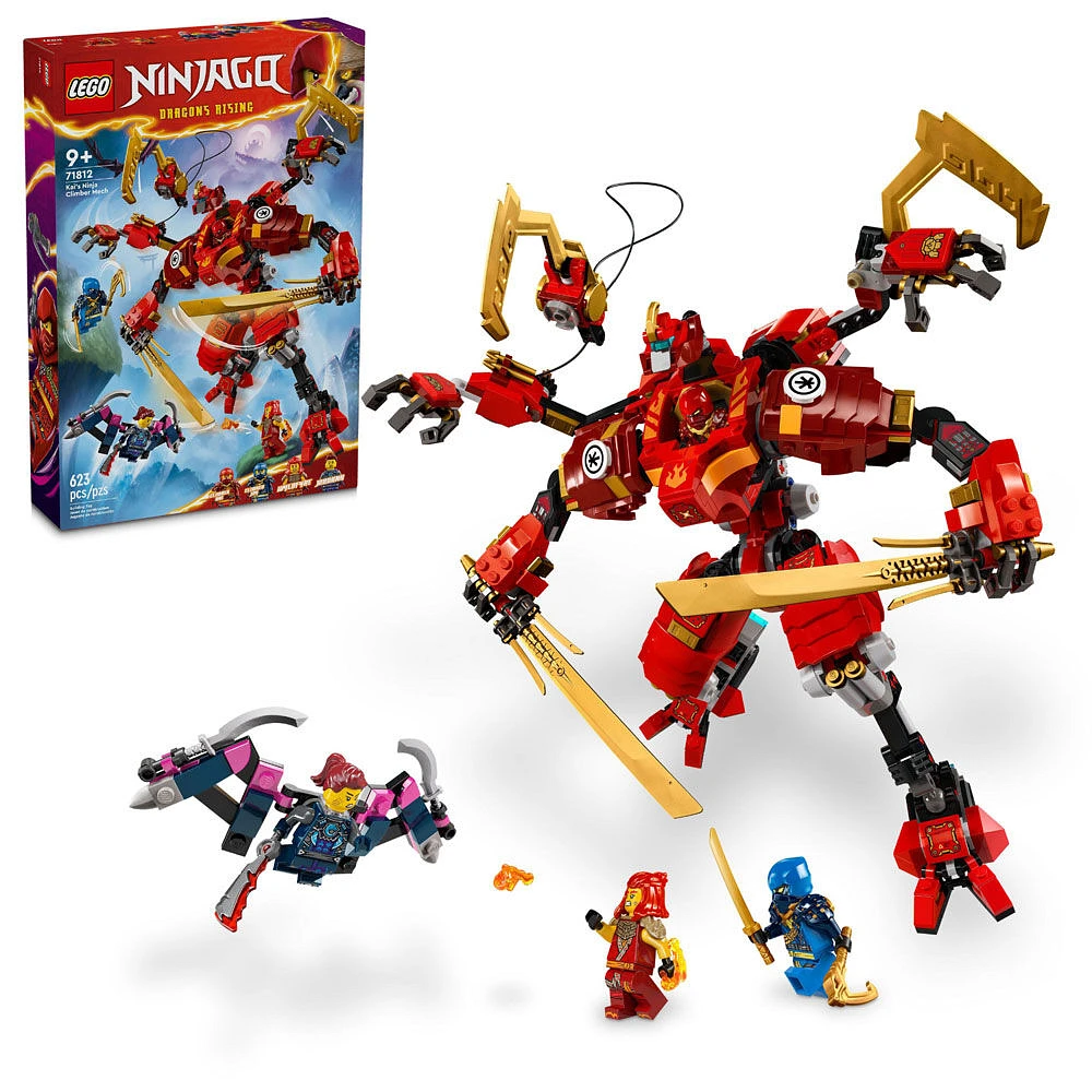 Ensemble de jouet LEGO NINJAGO Le robot grimpeur ninja de Kai 71812