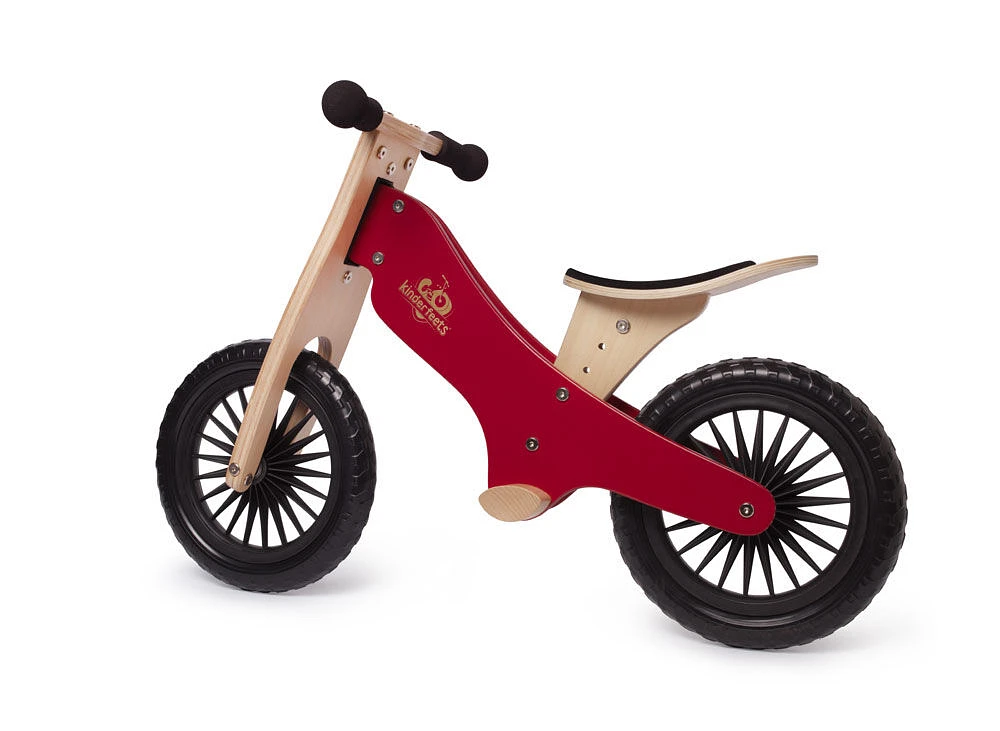 Vélo d'équilibre classique Kinderfeets rouge cerise