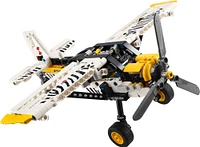 LEGO Technic Bush Plane Toy - Model Airplane Gift with Spinning Propeller, 4-Cylinder Piston Engine - 42198