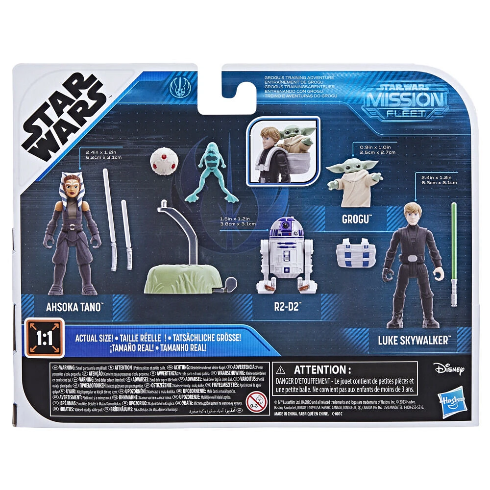 Star Wars Mission Fleet, coffret Grogu de figurines à l'échelle 6 cm The Mandalorian