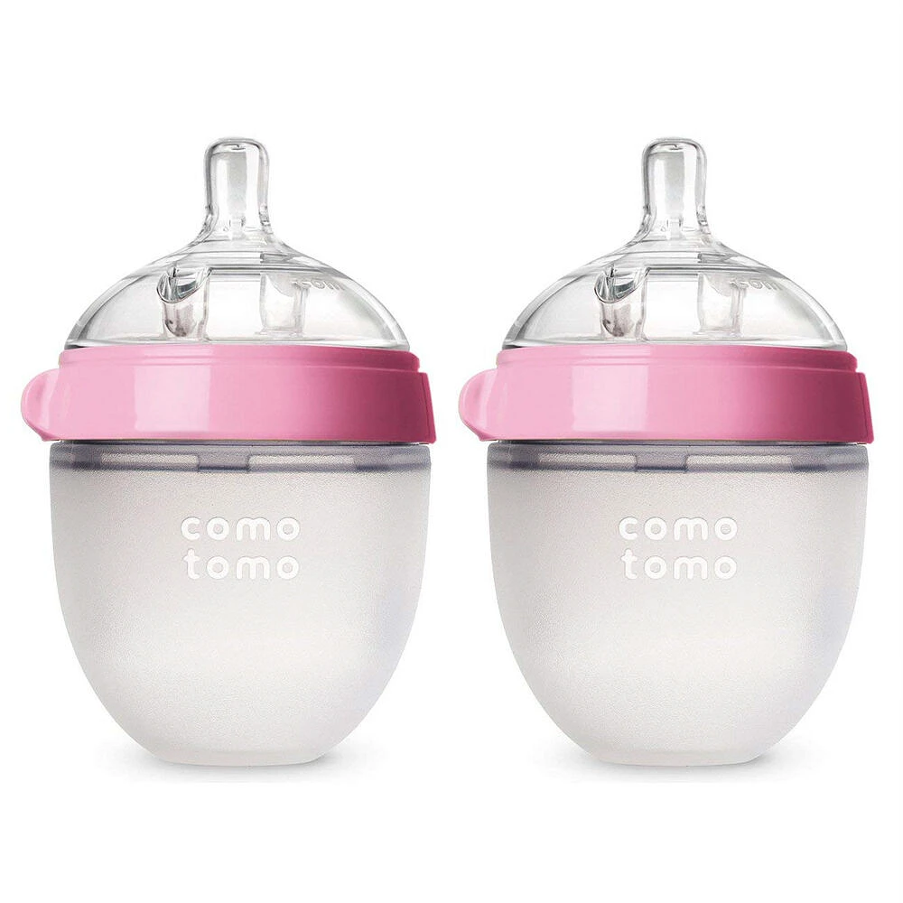 Comotomo Natural Flow Bottle 2P Pink