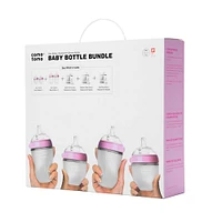 Comotomo Baby Bottle Bundle Pink