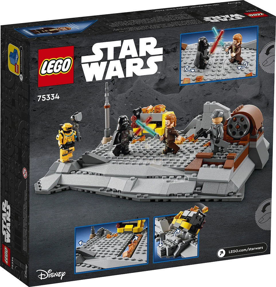 LEGO Star Wars Obi-Wan Kenobi contre Darth Vader 75334 Ensemble de construction (408 pièces) - Arrive bientôt!