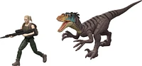 Jurassic World Rebirth Coffret figurines Zora Bennett, Vélociraptor
