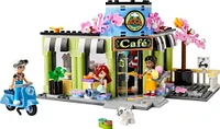 LEGO Friends Heartlake City Café Toy for Kids, Bakery Building Set for Social Development 42618