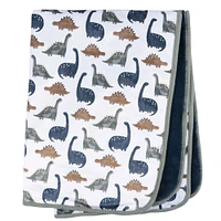 Gerber Childrenswear - Couverture en peluche 2 épaisseurs - Dino Time