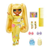 Rainbow High Jr High PJ Party-Sunny (Yellow) 9" Posable Doll