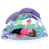 Tapis d'éveil son et lumières la Petite Sirène et le trésor d'étincelles de Bright Starts