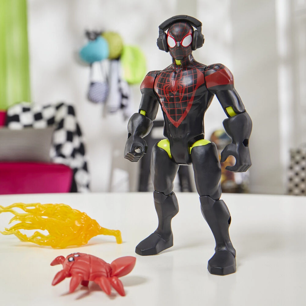 MixMashers Marvel Miles Morales Spider-Man Mix-And-Match Action Figure & Accessories