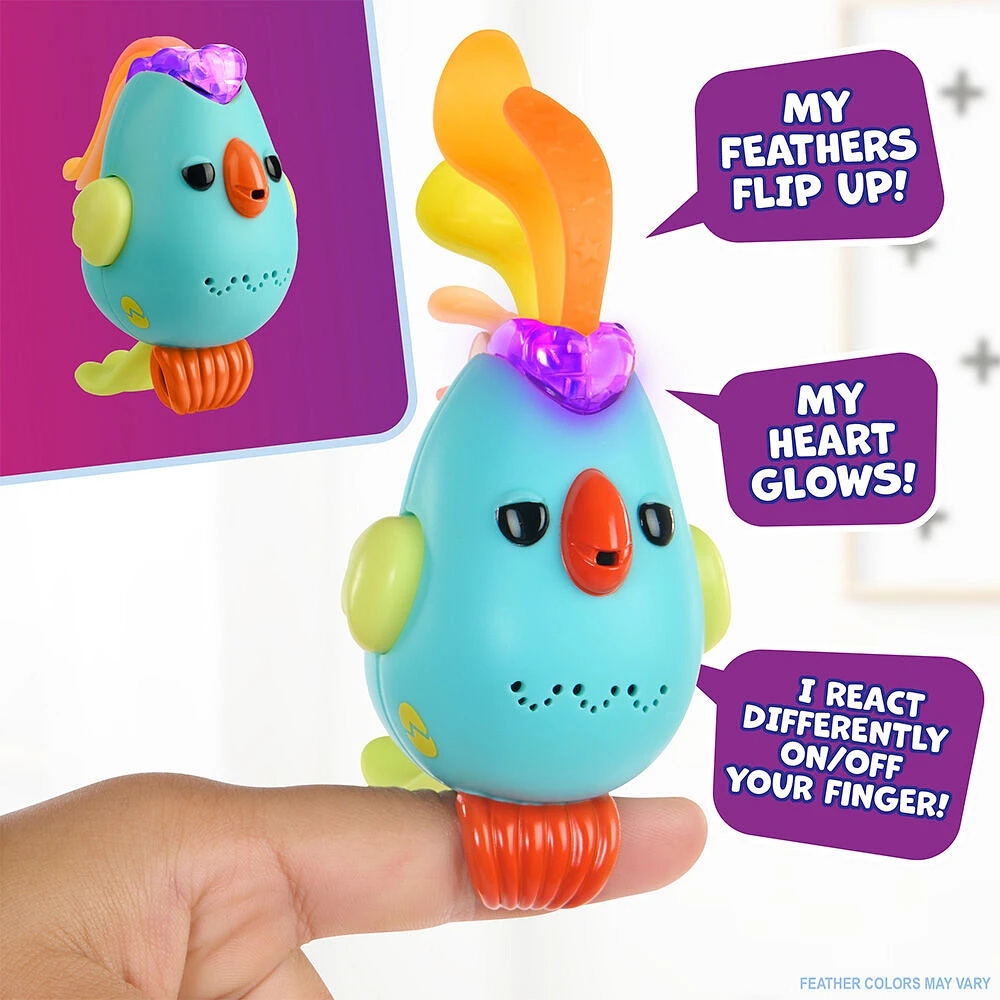 Fingerlings Sweet Tweets Interactive Bird: Lionel, Blue