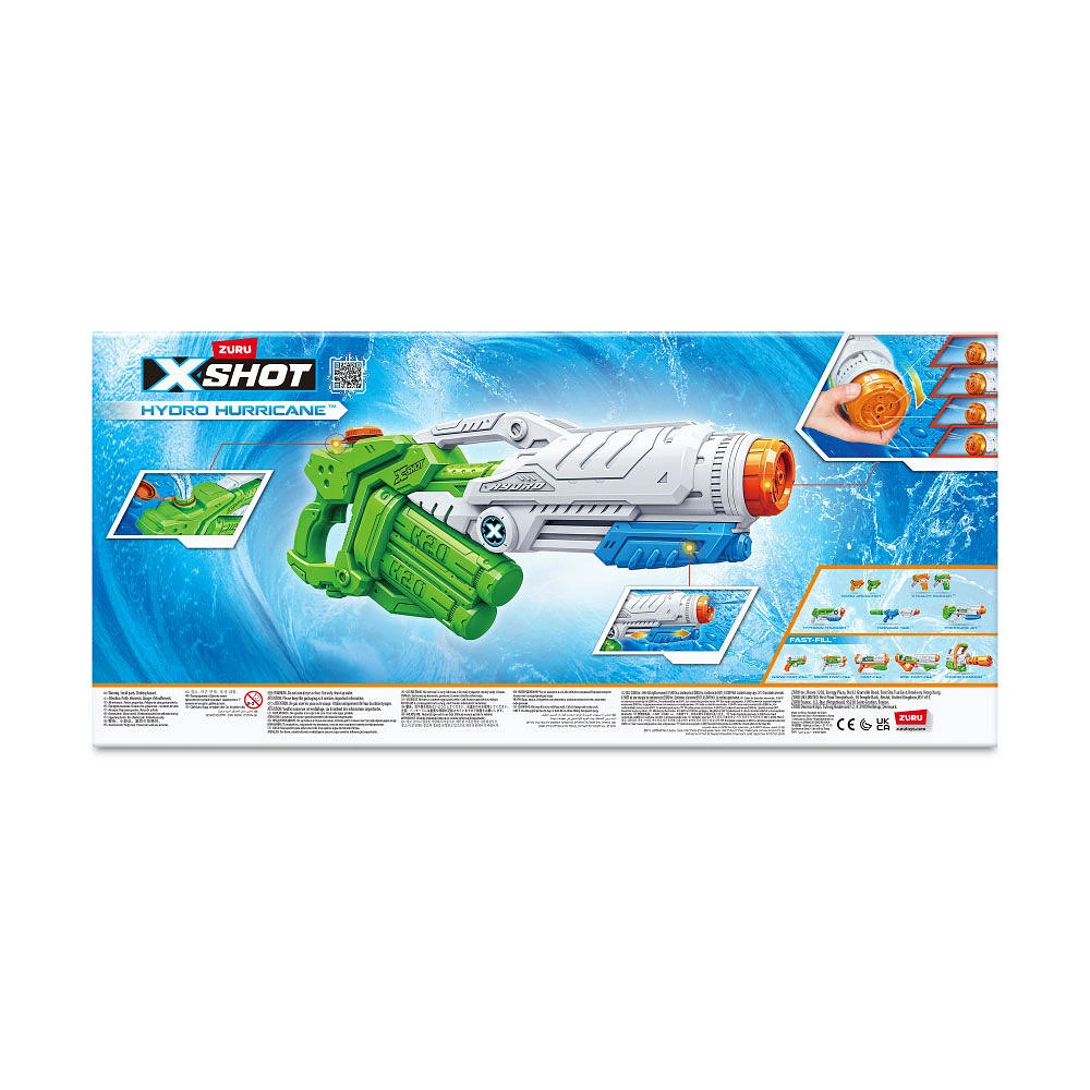 Pistolet à eau XSHOT Water Warfare Hydro Hurricane de ZURU
