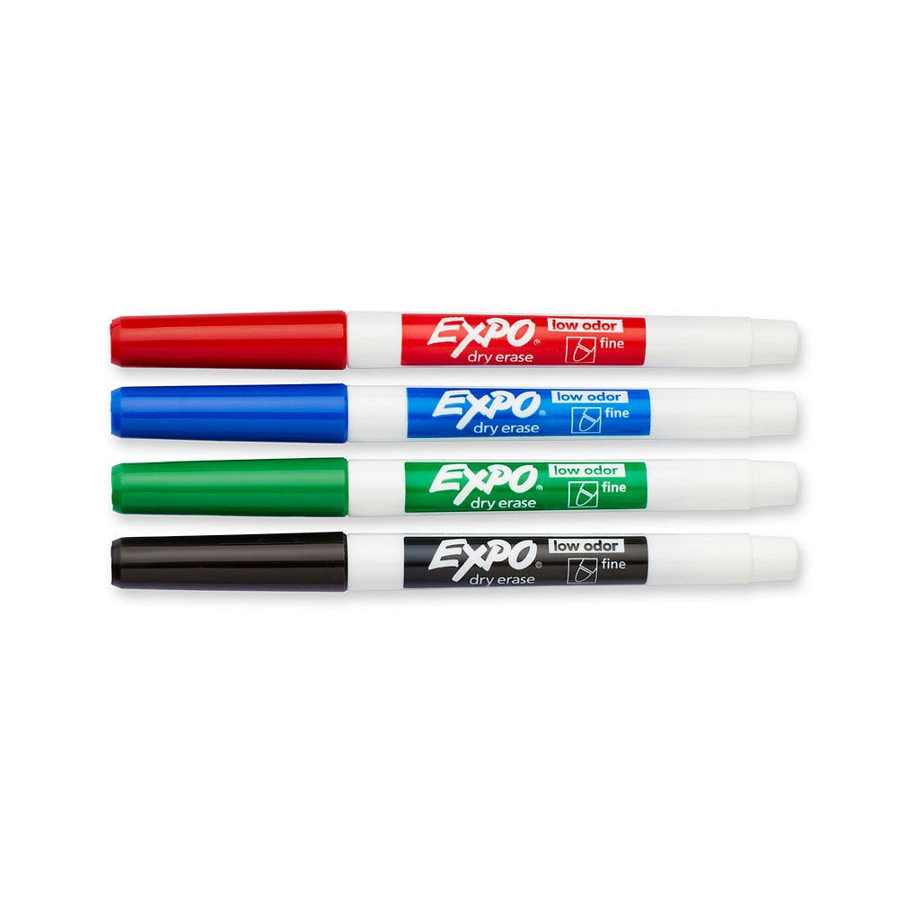 Expo Fine Dry Erase Markers - 4 Count