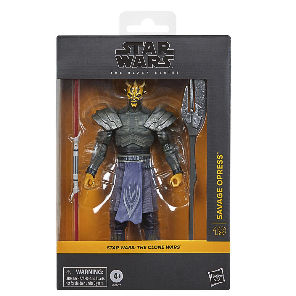 Star Wars The Black Series Savage Opress, Star Wars: The Clone Wars Deluxe Collectible 6 Inch Action Figure