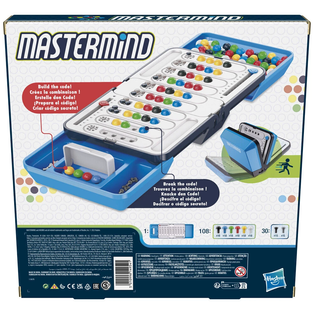 Mastermind, jeu de plateau pour familles et enfants, jeu de logique