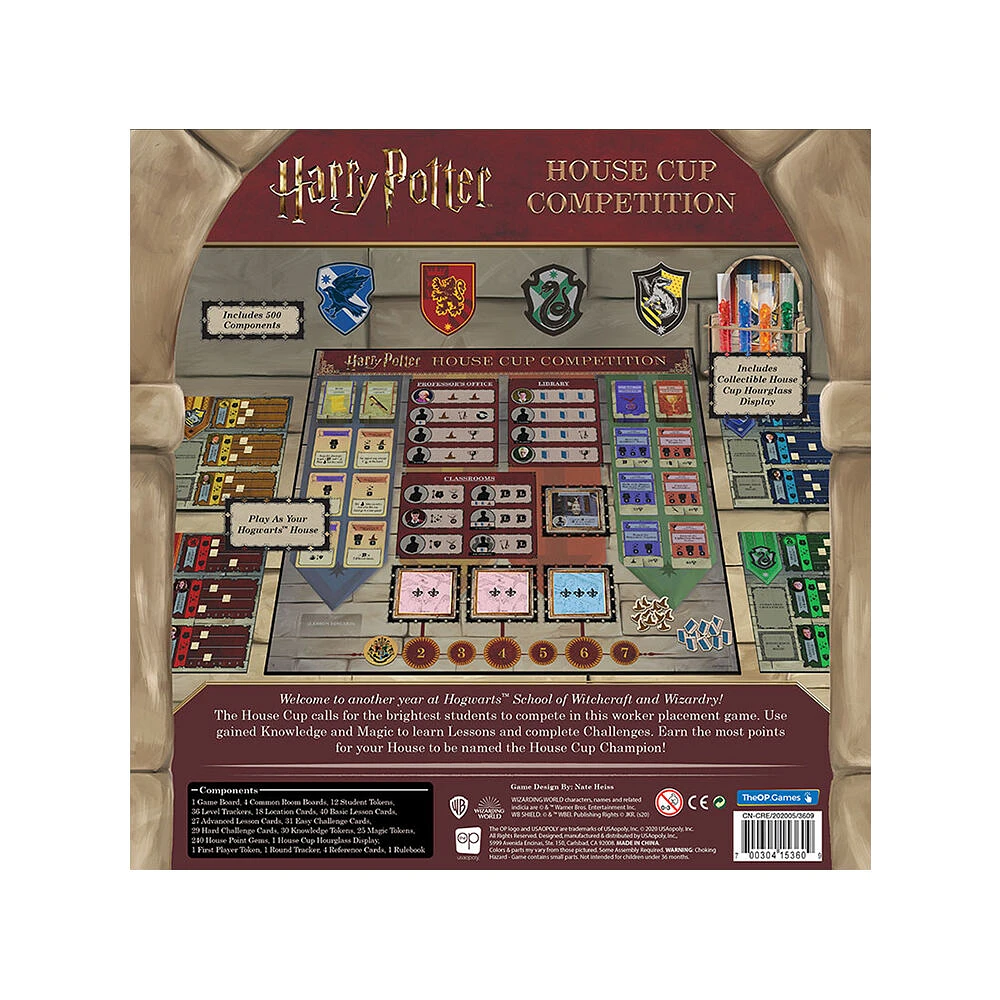 Harry Potter: House Cup Competition Jeu De Plateau - Édition anglaise