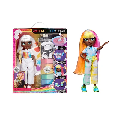 Rainbow High Watercolor & Create Fashion Doll