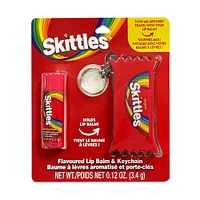 Skittles Lip Balm with Keychain