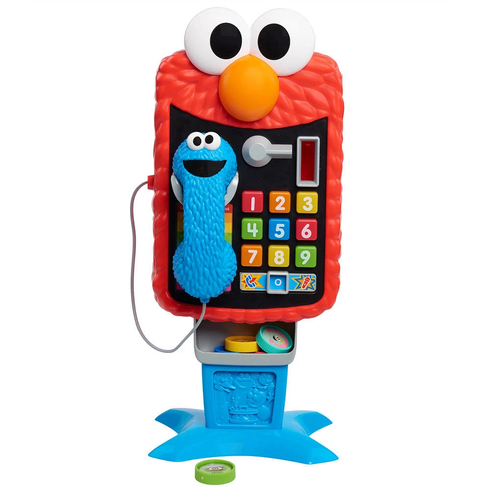 Cabine téléphonique Elmo de Sesame Street