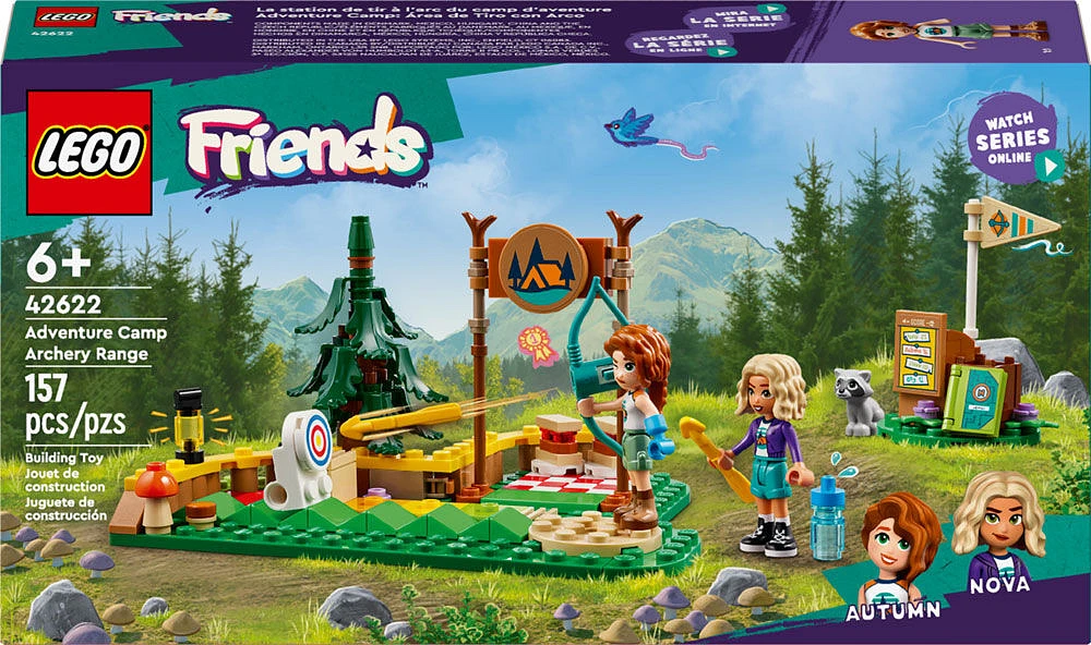 LEGO Friends Adventure Camp Archery Range, Imaginative Role-Play Building Toy for Kids 42622