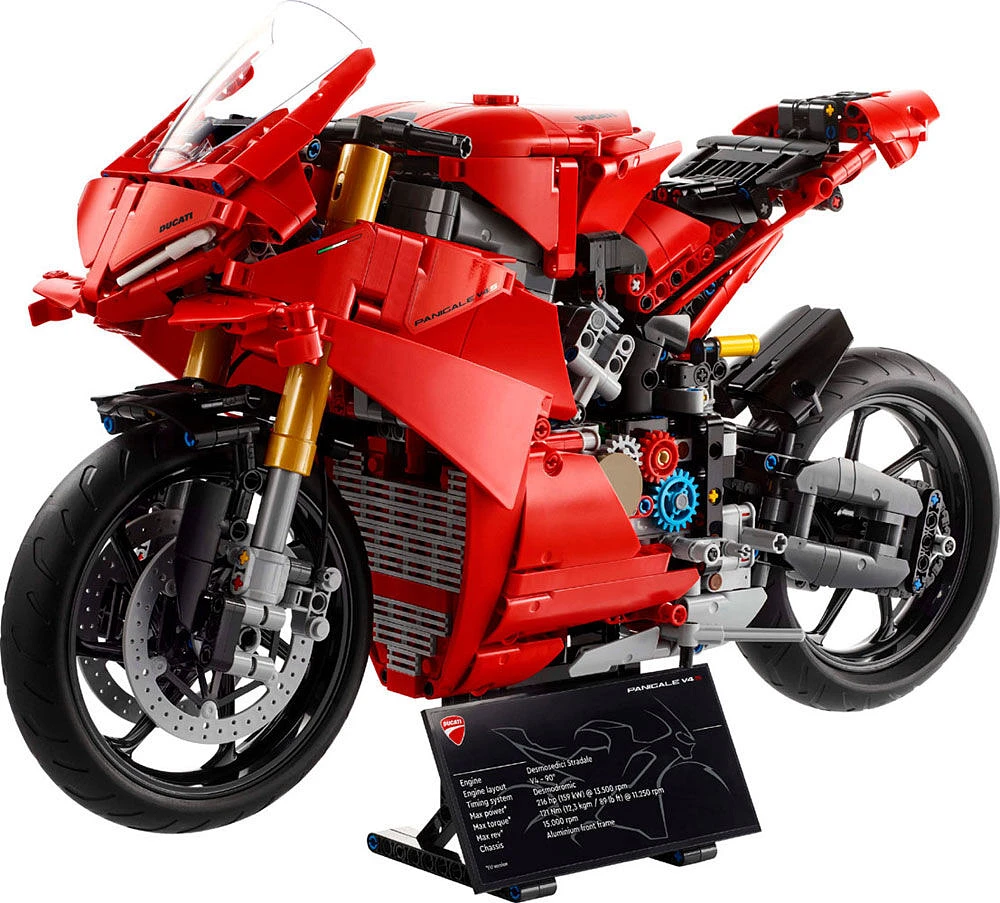 LEGO Technic La moto Ducati Panigale V4 S Ensemble de construction de modèle réduit, Véhicule à construire 42202