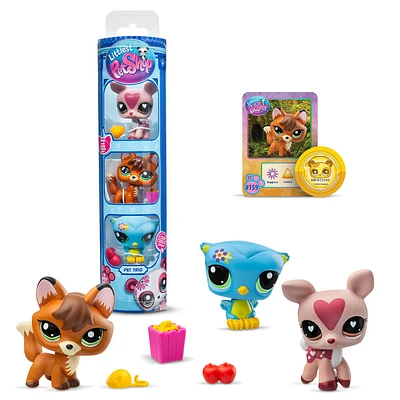 Littlest Pet Shop- Pet Trio in Tube Series 3