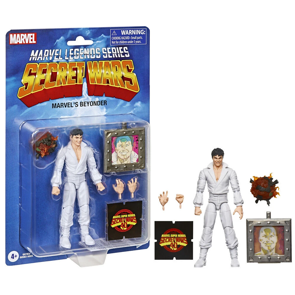 Marvel Legends Series Marvel's Beyonder, Retro Marvel Super Heroes Secret Wars Comics Collectible 6 Inch Action Figure