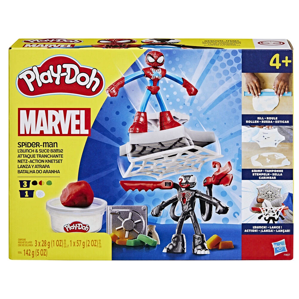 Play-Doh Marvel Spider-Man, coffret Attaque tranchante avec pâte à modeler