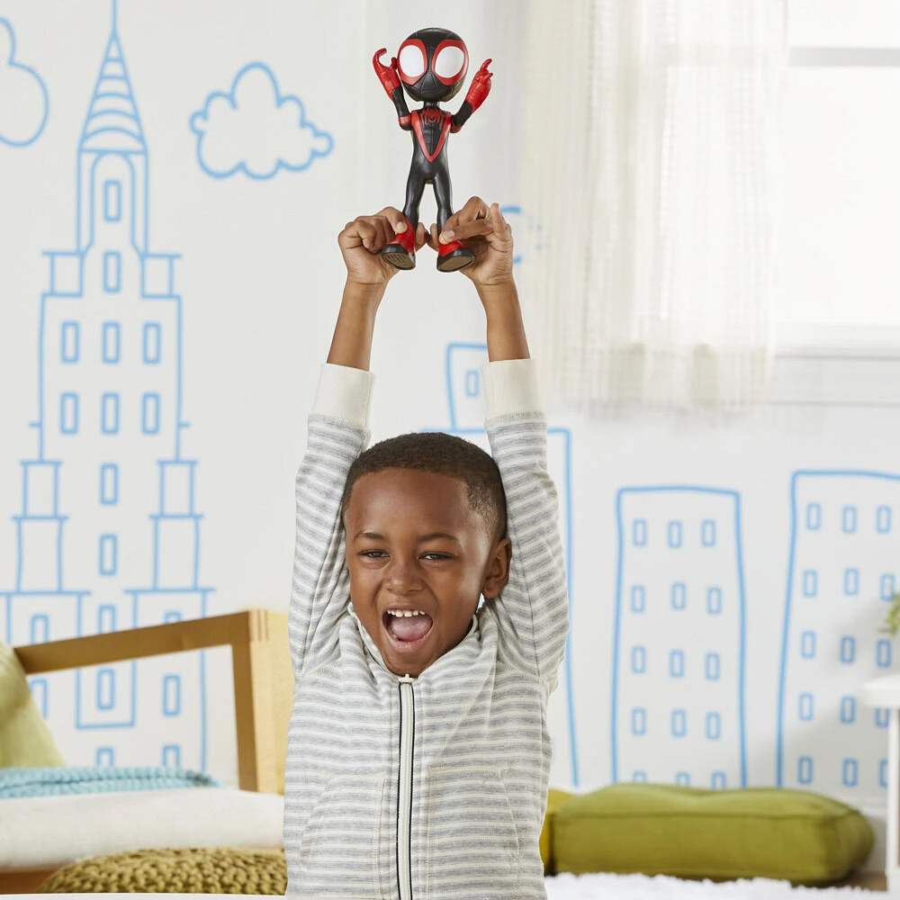 Marvel Spidey and His Amazing Friends Supersized Miles Morales: Spider-Man Action Figure