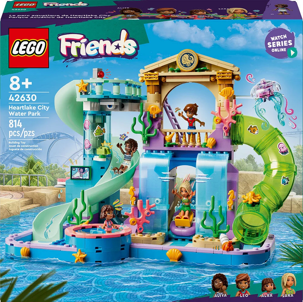 LEGO Friends Heartlake City Water Park Playset, Creative-Play Building Set for Kids 42630