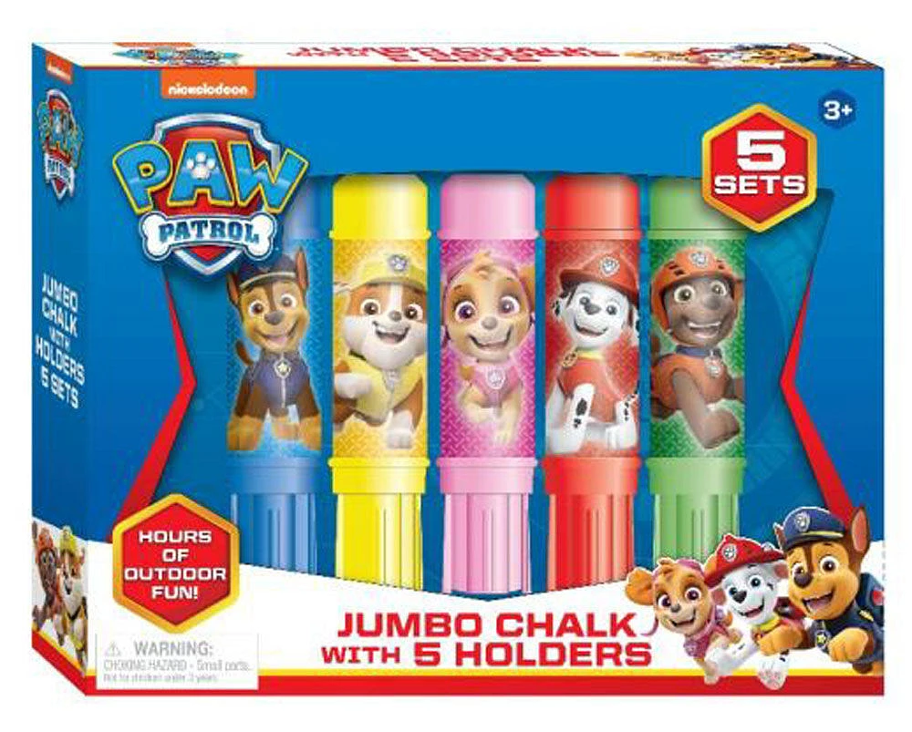 Paw Patrol Lot de 5 craies géantes