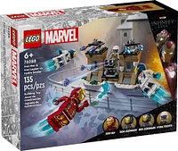 LEGO Marvel Iron Man & Iron Legion vs. Hydra Soldier Avengers Toy, Marvel Gift for Young Super Heroes, 76288