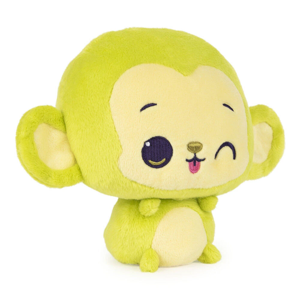 GUND Drops, Joey Bananas, Animal en peluche tout doux et expressif premium, vert, 15,2 cm