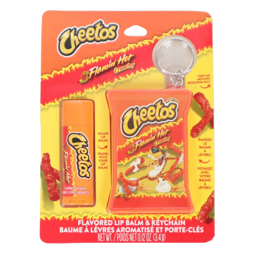 Baume à Lèvres avec Porte-Clés - Flamin Hot Cheetos