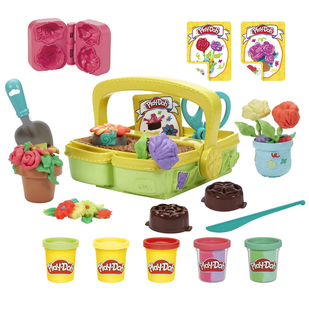 Play-Doh Mon jardin de fleurs, coffret de pâte à modeler