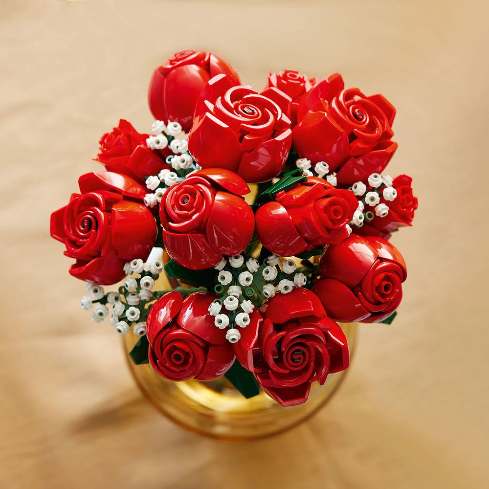 LEGO Icons Bouquet of Roses Home Decor Flower Gift for Adults 10328