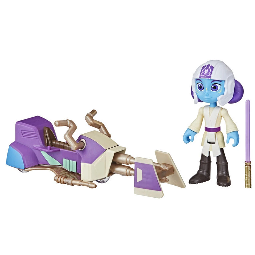 Hasbro Star Wars Young Jedi Adventures Lys Solay Figure & Speeder Bike, Star  Wars Toys, Preschool Toys 4 Inch