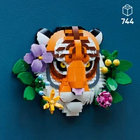 LEGO Art The Fauna Collection - Tiger,  DIY Set for Adults 18+ - New Home Housewarming Gift - 31217