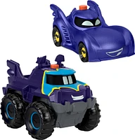 Fisher-Price - DC Batwheels - Coureurs lumineux - Bam et Buff, 1:55