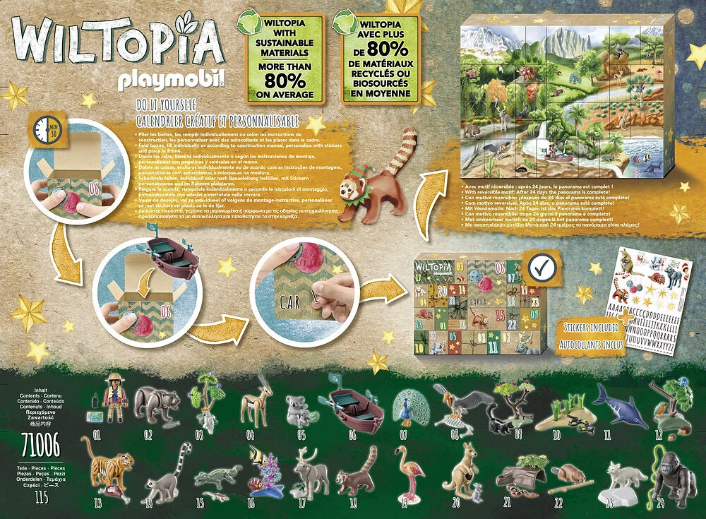 Animal Trip around the World Advent Calendar