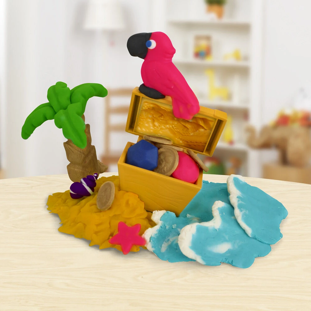 Play-Doh Le bateau pirate, jouets de pirate avec pâte à modeler pour enfants - Notre exclusivité