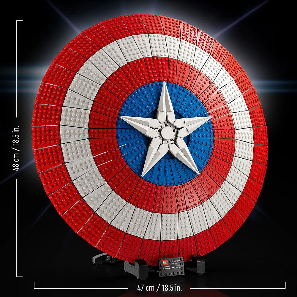 LEGO Marvel Captain America's Shield 76262 Building Kit (3,128 Pieces)