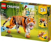 LEGO Creator 3-en-1 Le tigre majestueux 31129 Ensemble de construction (755 pièces)