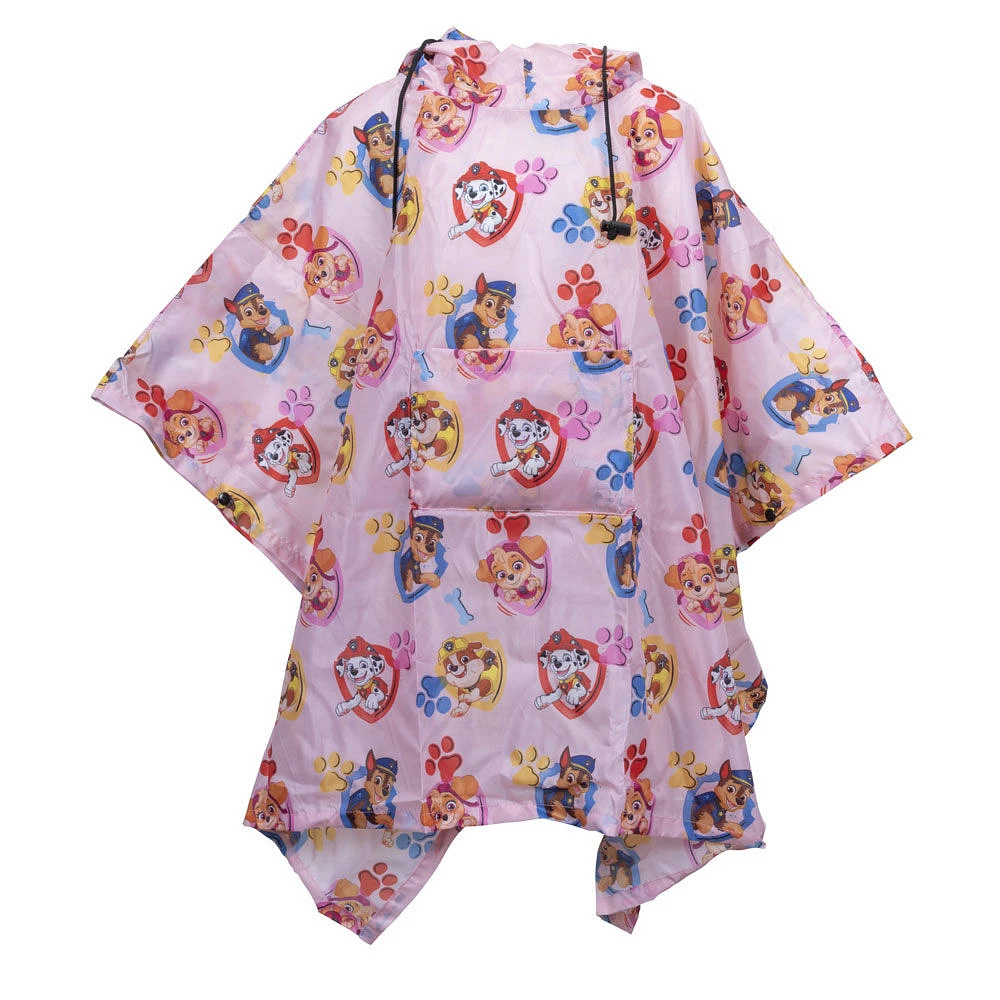 Paw Patrol Poncho Repliable Pour Enfant Pat’Patrouille Rose