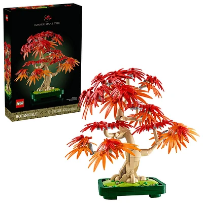 LEGO Botanicals Japanese Red Maple Bonsai Tree - Home Decor DIY Kit for Adults 18+ - 10348