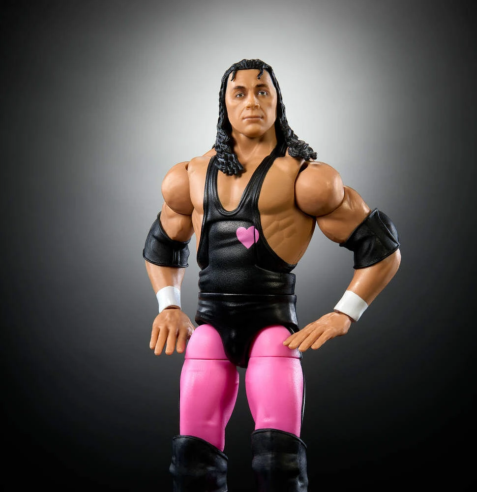 WWE-Élite WrestleMania-Bret Hart-Figurine Premium Live Event