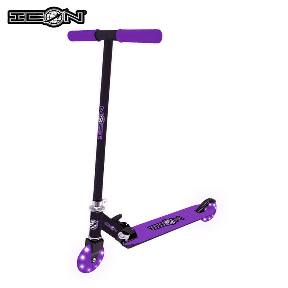 Icon Supreme 100Mm Light Up Wheel Scooter