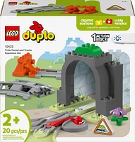 LEGO DUPLO Town Train Tunnel and Tracks Expansion Set - 10 Extra Pieces of Train Tracks - 10425